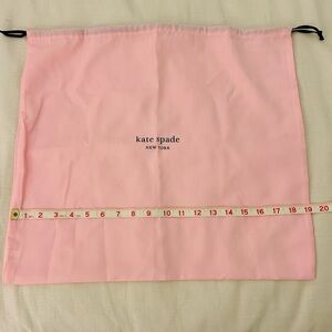 Kate Spade Soft Pink Fabric Bag 19x17